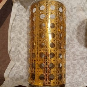 Vintage set of 4 - 24 Karat glasses